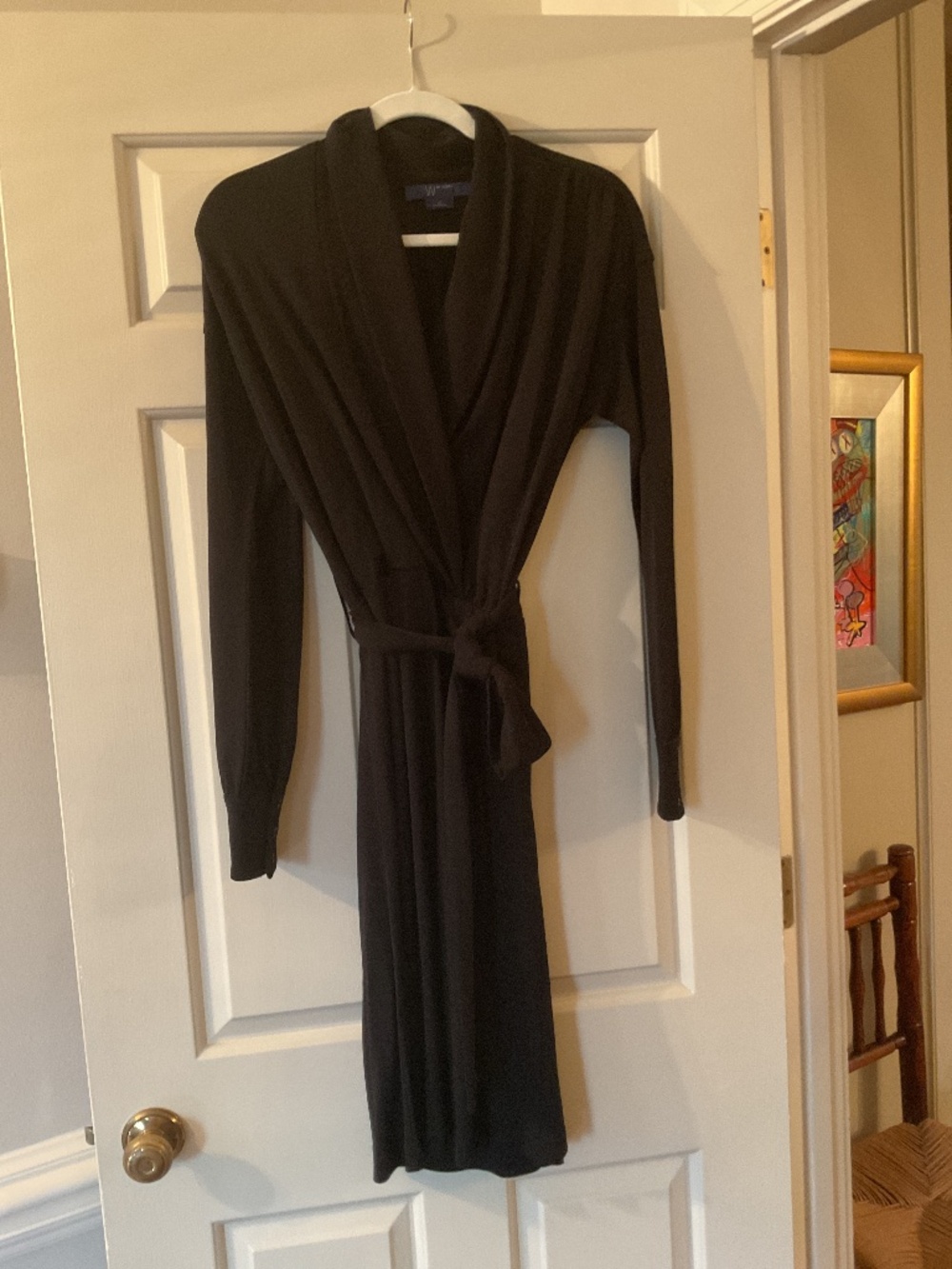W by Worth black knit dress